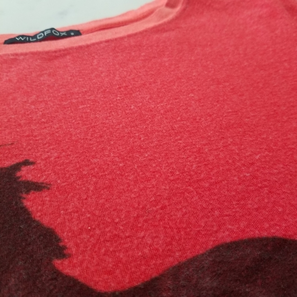 Wildfox Couture Barefoot Stallion Sweatshirt red - Picture 2 of 3